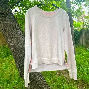 Lululemon Side Zip Sweatshirt Tan size 8